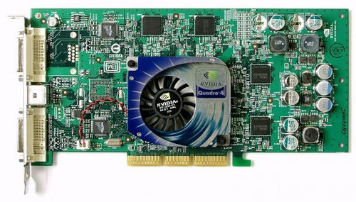 VCQ4980XGL-PB - PNY Quadro4 980 XGL 128MB 128-Bit DDR AGP 4x/8x VGA DVI Video Graphics Card