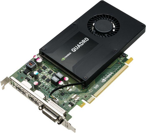 VCQK2200-PB PNY Nvidia Quadro K2200 4GB GDDR5 128-Bit DisplayPort / Dual Link DVI / PCI-Express 2.0 x16 Video Graphics Card