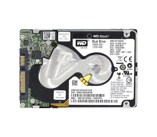 WD1001X06X - Western Digital 1TB 5400RPM SATA 6Gb/s 2.5" 120GB NAND Hybrid HDD