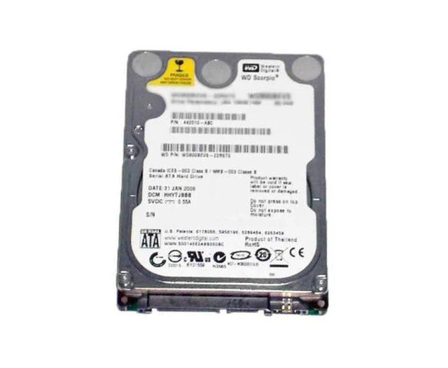 WD1200BEVS - WESTERN DIGITAL 120GB 5400RPM SATA 2.5" HDD