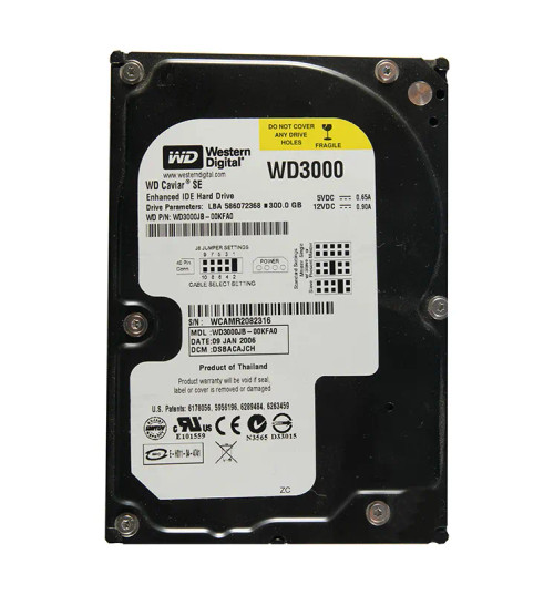 WD3000JB - WESTERN DIGITAL 300GB 7200RPM EIDE 3.5" HDD