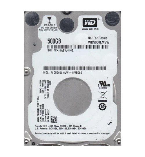WD5000LMVW - Western Digital 500GB 5400RPM USB 3.0 2.5" External HDD
