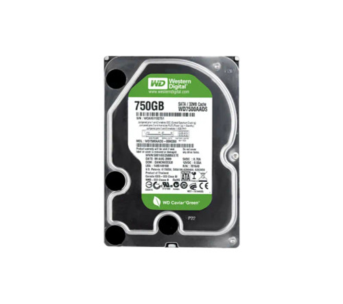 WD7500AADS - WESTERN DIGITAL 750GB 7200RPM SATA 3.5" HDD