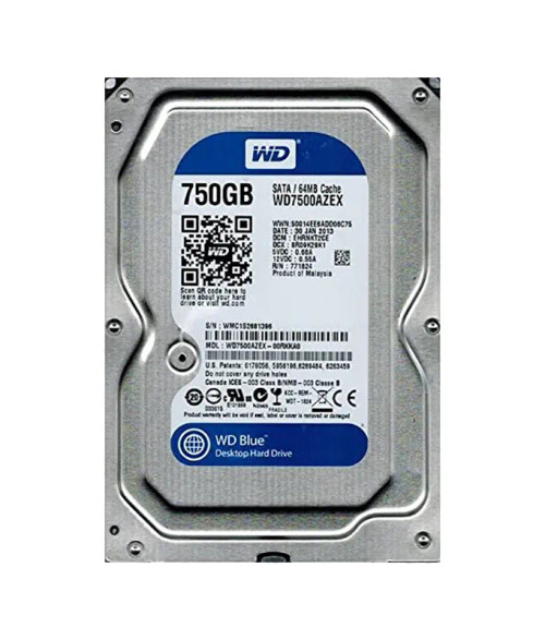 WD7500AZEX - Western Digital 750GB 7200RPM SATA 6Gb/s 64MB 3.5" HDD