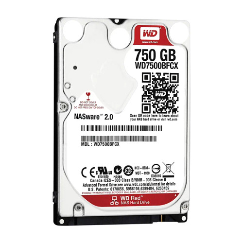 WD7500BFCX - WESTERN DIGITAL 750GB 5400RPM SATA 2.5" HDD