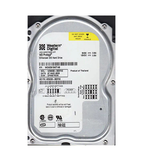 WD80EB - Western Digital 8GB 5400RPM EIDE 2MB 3.5" HDD
