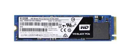WDS512G1X0C Western Digital Black 512GB TLC PCI Express 3.0 x4 NVMe M.2 2280 Internal Solid State Drive (SSD)