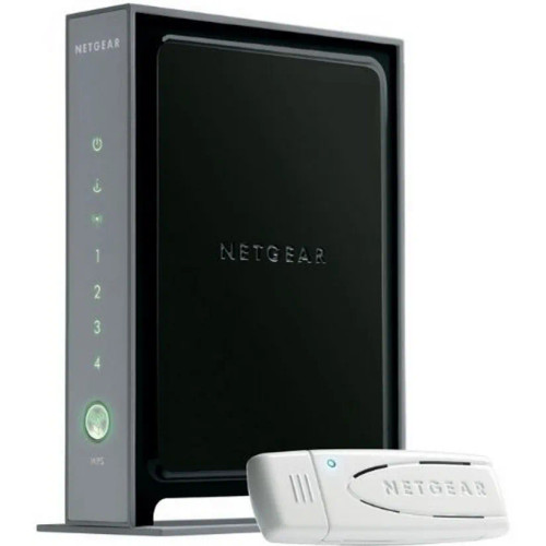 WNB2100 - NetGear 4-Port 802.11n 300Mbps Wireless Router USB Kit