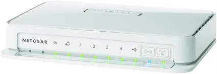 WNR2200-100GRS - NetGear 300Mbps 802.11n 4-Port Wireless Router