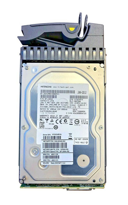 X299A NetApp 2TB 7200RPM SATA 3Gbps 64MB Cache 3.5-inch Internal Hard Drive