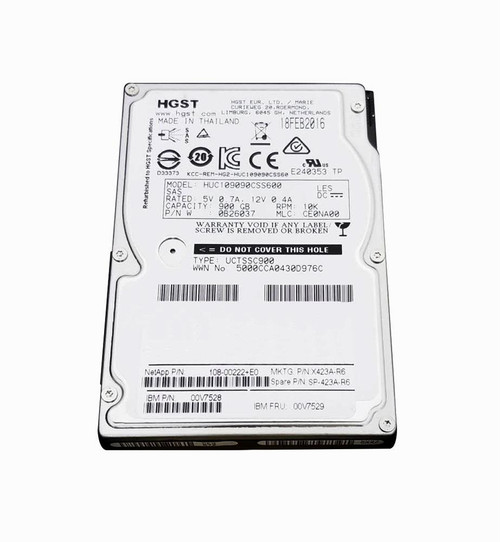 X423A-R5-104 - NETAPP 900GB 10000RPM SAS 6Gb 2.5" HDD