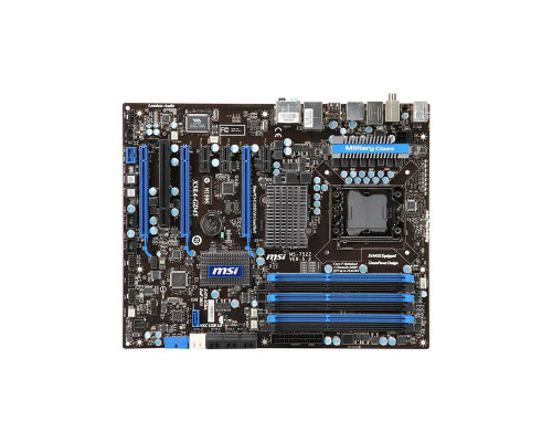 X58A-GD45 - MSI Desktop Motherboard Intel Chipset ATX Socket B LGA-1366 24GB DDR3 SDRAM Serial ATA/600, Serial ATA/300 Yes 7.1