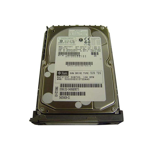 X6805A - Sun 73GB 10000RPM Fibre Channel 2Gbps 8MB Cache 3.5-inch Internal Hard Drive for Blade and Fire Servers