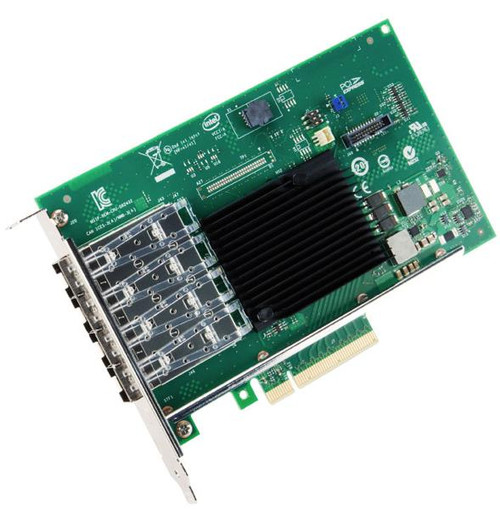 X710DA4FHBLK - Intel Quad-Ports SFP+ 10Gbps 10 Gigabit Ethernet PCI Express 3.0 x8 Full-Height Converged Network Adapter