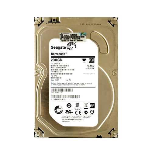662623-001 - HP 2TB 7200RPM SATA 6Gb/s 3.5" HDD