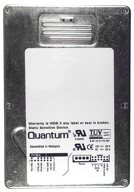XP34300W Quantum Atlas 4.3GB 7200RPM Fast Wide SCSI 68-Pin 2MB Cache 3.5-inch Internal Hard Drive