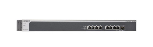 XS708E-100NES - NetGear 8-Ports 10-Gigabit ProSafe Plus Switch 8 Ports 8 x RJ-45 1 x Expansion Slots 10GBase-T Rack-mountable