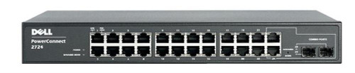 YJ297 - Dell PowerConnect 2724 24-Ports 10/100/1000Base-T Gigabit Ethernet Switch