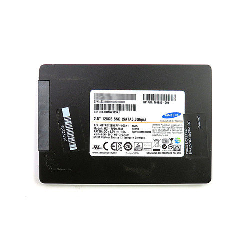 665961-001 - HP 128GB SATA 3Gb/s 2.5" SSD