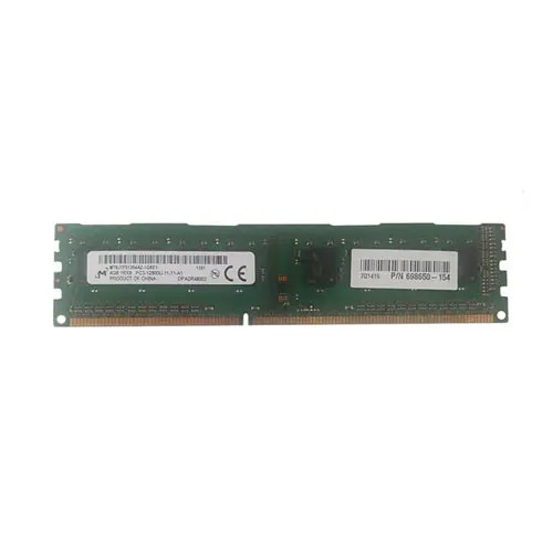 698650-154 - HP 4GB DDR3-1600 PC3-12800 Non-ECC Unbuffered Memory Module