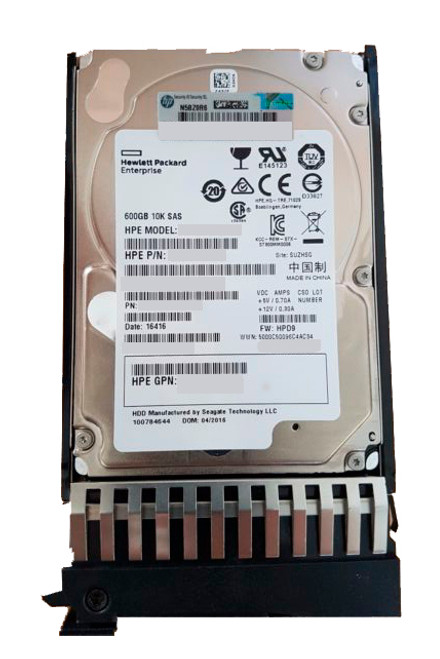HPE 713827-B21 600gb 10000rpm Sas 6gbps 2.5inch Sff Dual Port Enterprise Hot Swap Hard Disk Drive With Tray