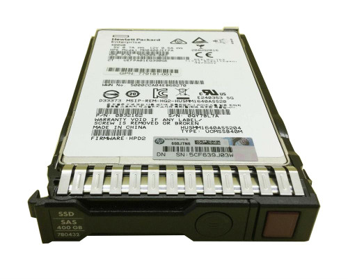 HP 780432-001 400GB MLC SAS 12Gbps SSD 2.5Internal Drive