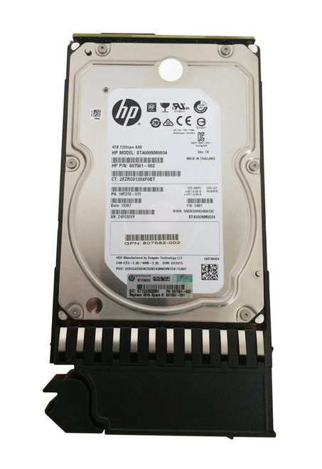 801557-001 - HPE 4TB 7200RPM SAS 12Gb/s 3.5" HDD