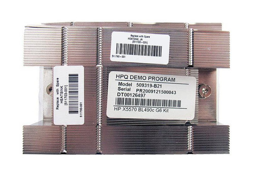 511790-001 - HP CPU Heatsink ProLiant BL490c G6 Server