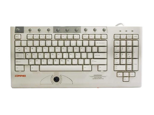 164989-001 - HP / Compaq PS/2 Rackmount Keyboard w/Integrated Center Trackball for ProLiant ML370 Special Server