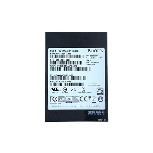 836624-001 - HP 128GB SATA 6Gb/s 2.5" SSD