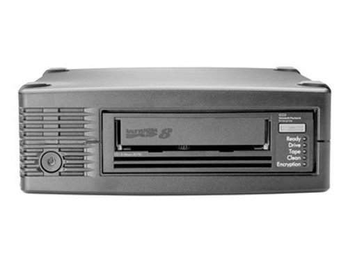 882281-001 - HP 12TB/30TB Storeever LTO-8 Ultrium 30750 HH SAS External Tape Drive