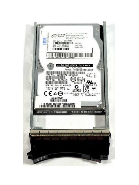 90Y8999 - IBM 300GB 10000RPM SAS 6Gb/s 2.5" Hot-Swap HDD