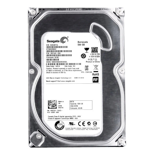 9CF26 - Dell 500GB 7200RPM SATA 6Gb/s 3.5" HDD