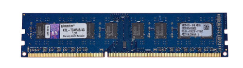 KTL-TCM58B/4G-B2 - Kingston Technology 4GB DDR3-1333MHz CL9 240-Pin DIMM