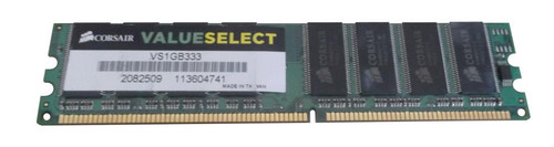 VS1GB333 - Corsair 1GB DDR-333MHz CL2.5 184-Pin DIMM Memory