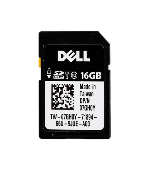 Shop Now Dell 7GH0Y 16GB iDRAC vFlash Class 10 SD Card
