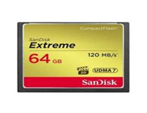 SDCFXSB-064G-G46 - SanDisk Extreme 64GB CompactFlash Memory Card