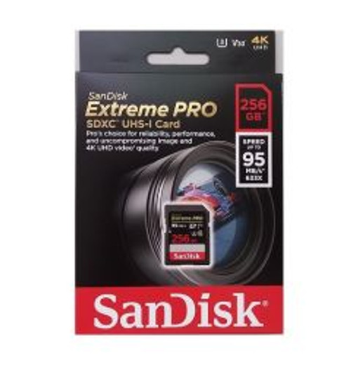 SDSDXXY-256G-GN4IN - SanDisk 256GB Extreme PRO SDXC UHS-I Card
