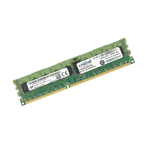CT4G3ERSLS4160B.18FKD - Crucial 4GB DDR3 1600MHz Registered ECC Memory