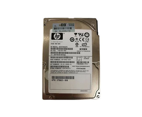 72GB SAS 10K 3G HP 2.5 - DG072BB975