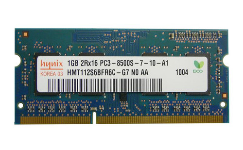 HMT112S6BFR6C-06 - HYNIX 1GB DDR3-1066MHz CL7 204-Pin SoDimm Memory