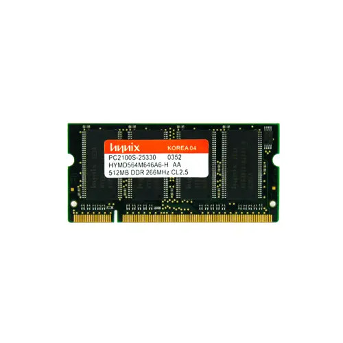 HYMD564M646A6-HAA - HYNIX 512MB DDR-266MHz CL2.5 200-Pin SoDIMM