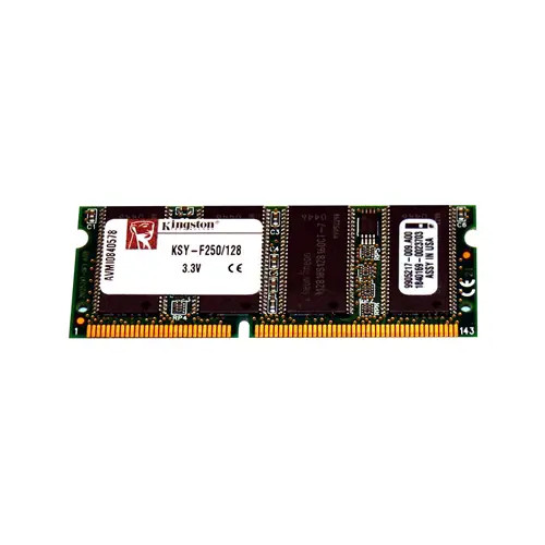 KSY-F250/128 - Kingston Technology 128MB PC100 CL3 144-Pin SoDIMM Memory