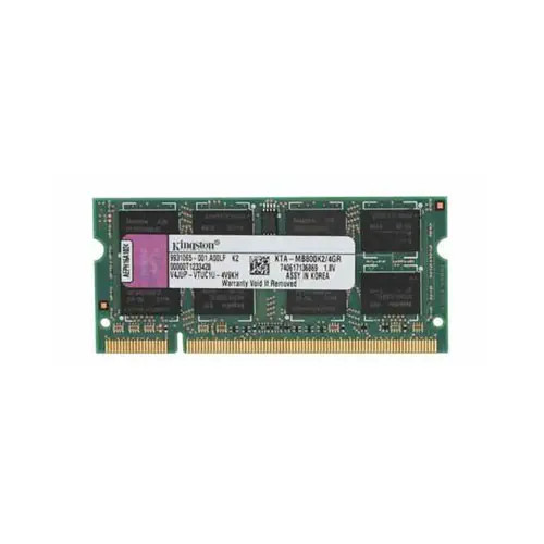 KTA-MB800K2/4GR - Kingston 4GB DDR2-800MHz PC2-6400 CL6 200-Pin SoDimm Memory