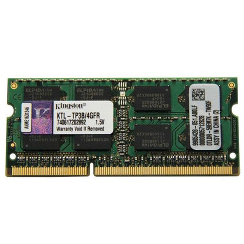 KTL-TP3B/4GFR - Kingston Technology 4GB DDR3-1333MHz CL9 204-Pin SoDIMM Memory