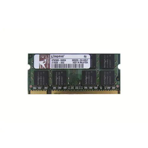 KTW5966-NAN5A - Kingston 1GB DDR2-533 PC2-4200 Unbuffered SoDIMM Memory Module