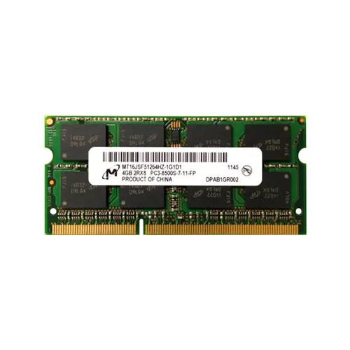 MT16JSF51264HZ-1G1D1 - MICRON 4GB DDR3-1066MHz PC3-8500 204-Pin SoDIMM Memory