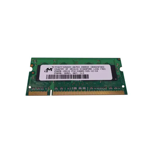 MT4HTF3264HY-667D3 - MICRON 256MB PC2-5300 DDR2-667MHz 200-Pin SoDIMM