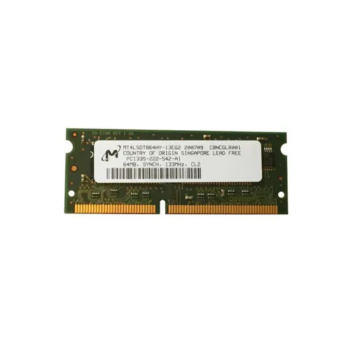 MT4LSDT864HY-13EG2 - MICRON 64MB 133MHz PC133 CL2 144-pin SoDIMM
