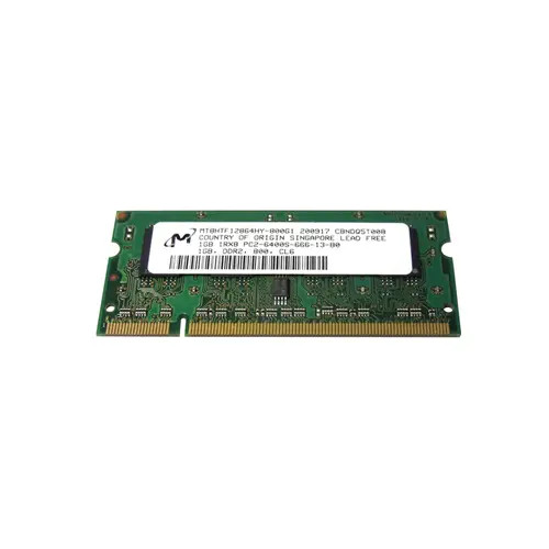 MT8HTF12864HY-800G1 - MICRON 1GB DDR2-800MHz PC2-6400 200-Pin SoDIMM